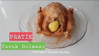 En Kolay Davet Yemeği 😍 Firinda İç Pilavlı Pratik Tavuk Dolmasi Nasıl Yapılır 👉 Kakuleli Mutfak [upl. by Resaec]