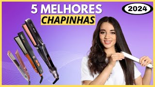 AS 5 MELHORES CHAPINHA de 2024  PRANCHA alisadora de cabelo  TOP 5 Melhores Pranchas para Cabelo [upl. by Starks]