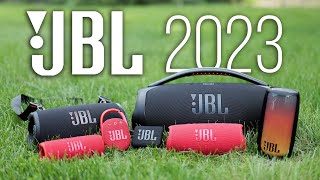 JBL 2023 Bluetooth Speaker Lineup  Which Should You Buy [upl. by Atsirhcal]