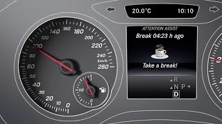 AClass ATTENTION ASSIST  MercedesBenz original [upl. by Neeven]