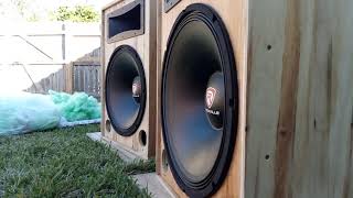 Rockville RVP18W4 18 inch Subwoofer BASS TEST [upl. by Aimit]