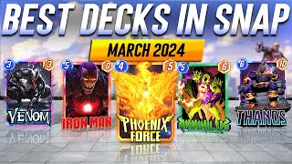 The Top 10 BEST Decks in Marvel Snap  Ranked Ladder amp Conquest  Meta Deck Report [upl. by Canon]