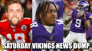 Minnesota Vikings News Dump 7132024  Chiefs Didnt Want Thielen No Tanking for Jets Penix [upl. by Ayahs]