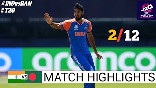 IND vs BAN Warm Up Match Highlights 2024  India vs Bangladesh Highlights T20 World Cup 2024 [upl. by Karney902]