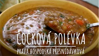 ČOČKOVÁ POLÉVKA  pravá hospodská přesnídávková [upl. by Lilak124]