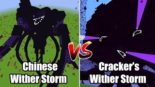 Crackers Wither Storm Vs Chinese Wither Storm in Minecraft [upl. by Kurtzman350]