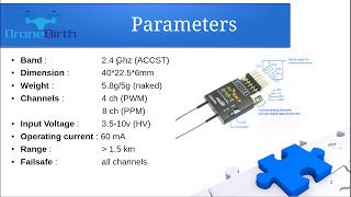 FrSky D4RII  receiver binding failsafe and review [upl. by Ahsenad]