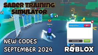 Roblox Saber Training Simulator New Codes September 2024 [upl. by Mikkanen]