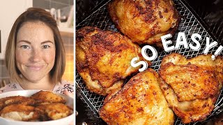 Air Fryer Chicken Thighs  How to make the best chicken thighs in the Air Fryer [upl. by Lari]