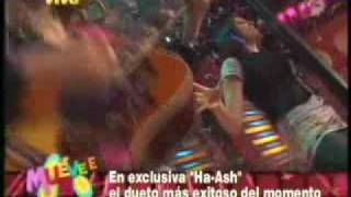 HA  ASH  quotNo te quiero Nadaquot En el Programa MUEVETE [upl. by Handbook]