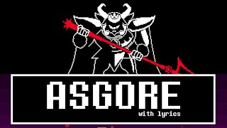 ASGORE With Lyrics  Undertale With Lyrics [upl. by Cindra]