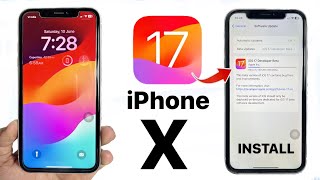 How to Update iPhone X on iOS 17  Install IOS 17 On iPhone X [upl. by Yesdnyl]