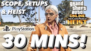 Cayo Perico in 30 minutes Scope setups amp heist speedrun 3111 4th fastest time on PlayStation [upl. by Iolande]