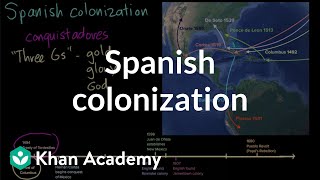 Spanish colonization  Period 1 14911607  AP US History  Khan Academy [upl. by Atiluap]