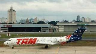 Fokker 100 da TAM Linhas Aéreas [upl. by Jaworski]