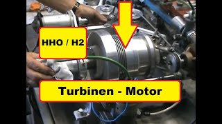 HHO Motor mit Knallgas Wasserstoff Betrieb [upl. by Aurel]