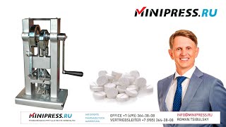 Labortablettenpresse 1000 Minipressru [upl. by Earased]