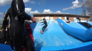 20160413 Surfing CergyPontoise  Vague a Surf Base de Loisirs  Day 77 [upl. by Annayad253]