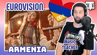 Armenia Eurovision 2024 Reactionalysis  Music Teacher Analyses Jako by Ladaniva [upl. by Rossi]