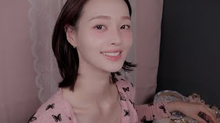 ASMRsub 잠이 오는 헤어핀 가게 상황극두피케어두피마사지머리 빗는 소리머리 만지는 소리  Sleepy Relaxing Hairpin shop [upl. by Aicenat]