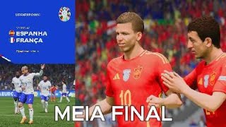 Euro 2024  Espanha vs França meia final [upl. by Hassin]