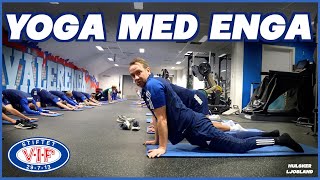 Bernt tar tempen Yoga med Vålerenga [upl. by Annwahsal]