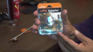 Preppers LPG Adapter to Butane Stove [upl. by Ten795]