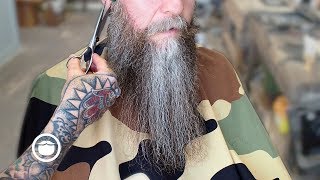 Shaping a CompetitionWorthy Beard with Care  Mahesh Hayward [upl. by Drahser]