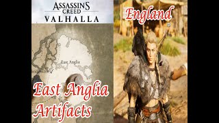 Assassins Creed Valhalla England East Anglia Artifacts [upl. by Zamora]