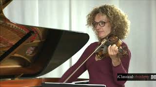 VIOLIN MASTERCLASS BACH PARTITA NO 2 BWV 1004  III Sarabande  JANNA GANDELMAN [upl. by Teufert]