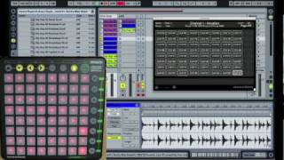 Novation Launchpad advanced configuration drumpad  Part 2  The DSP Project [upl. by Harutek369]