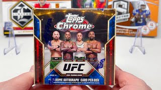 Ripping a 2023 Topps Chrome UFC MEGA Hobby Box [upl. by Dyun]