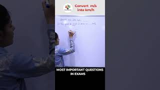 🔥 Convert ms into kmh  Easiest Trick shorts maths tipsandtricks youtubeshorts viral tricks [upl. by Eloken]