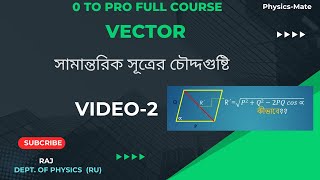 Lec2 সামান্তরিক সূত্র।দুইটি কর্ণ নির্ণয় HSC [upl. by Fax37]