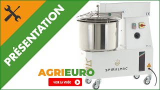 Présentation du Pétrin SPIRALMAC SV20 2Vel HH  20kg [upl. by Atilahs]