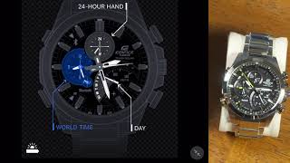 Casio Edifice EQB501 In Depth Watch Review with Bluetooth Casio Casio Plus App Bracelet Size [upl. by Hadias347]