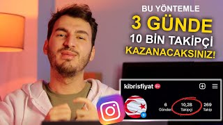 3 Günde 10 Bin İnstagram Takipçi Arttırma [upl. by Arianie]