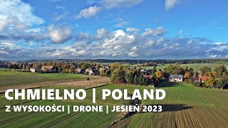 🇵🇱 Jesień w Chmielnie 🍁🍂  Polska z drona 1  Polish village  Drone Footage [upl. by Ariajaj820]