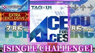 【DDR A】 ACE FOR ACES SINGLE CHALLENGE 譜面確認＋クラップ [upl. by Milka]