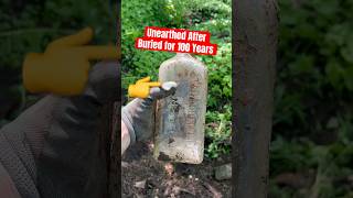 Buried for 100 Years  Bottle Digging 💥 shorts mudlarking archaeology vintage [upl. by Jethro920]