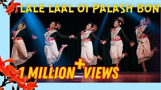 Lale Laal Oi Palash Bon  Jhumur Dance  Live Bengali Folk Dance  Shailee Annual Show 2023 [upl. by Zaob]