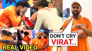 Virat Kohli amp India Team Crying in Dressing Room After Lost Final Against Australia  IND vs AUS ICC [upl. by Noellyn373]