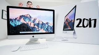 2017 iMac UNBOXING and SETUP [upl. by Kingsbury648]