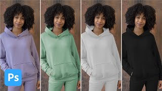 How to Change the Color of Clothing in Photoshop [upl. by Shirlie]