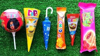 Candy ASMR Satisfying video Asmr Lollipops candy and chocolate Yummy candy Unboxing satishying [upl. by Ennahtebazile]