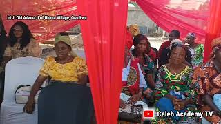 NEW YAM FESTIVAL IRI JI OBI ADAMA II OF UBANA VILLAGE ORAUKWU KINGDOM [upl. by Greenwood]