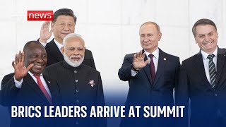 BRICS leaders deliver speeches at summit in Johannesburg [upl. by Earal]