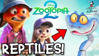 Los REPTILES LLEGAN a ZOOTOPIA 2  PRIMER Vistazo NUEVOS Personajes LOGO FECHA y TODO Sobre D23 [upl. by Oravla]