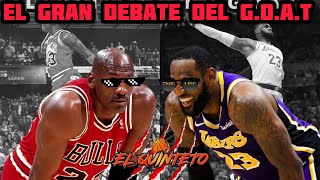 NBA GOAT QUIÉN ES EL GOAT JORDAN O LEBRON [upl. by Lasonde]