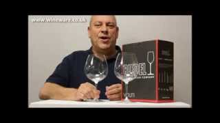 Riedel Vinum Burgundy  Pinot Noir Wine Glass Video  64167  Wineware [upl. by Cirted]